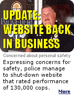 Showing the power they have, police act quickly to shut-down a website that allowed citizens to tell about bad experiences with police officers.